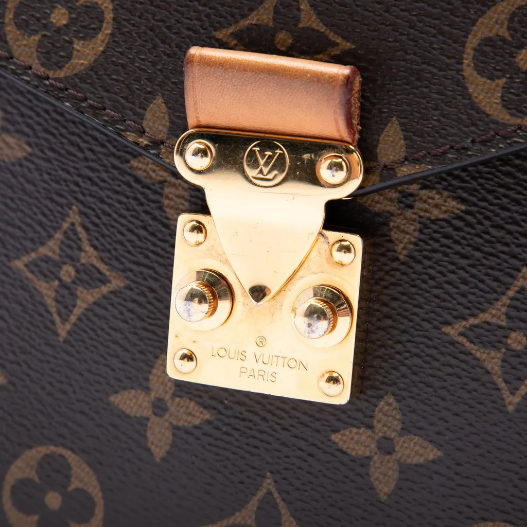 Louis Vuitton Monogram Pochette Metis Brown Very good - Box View