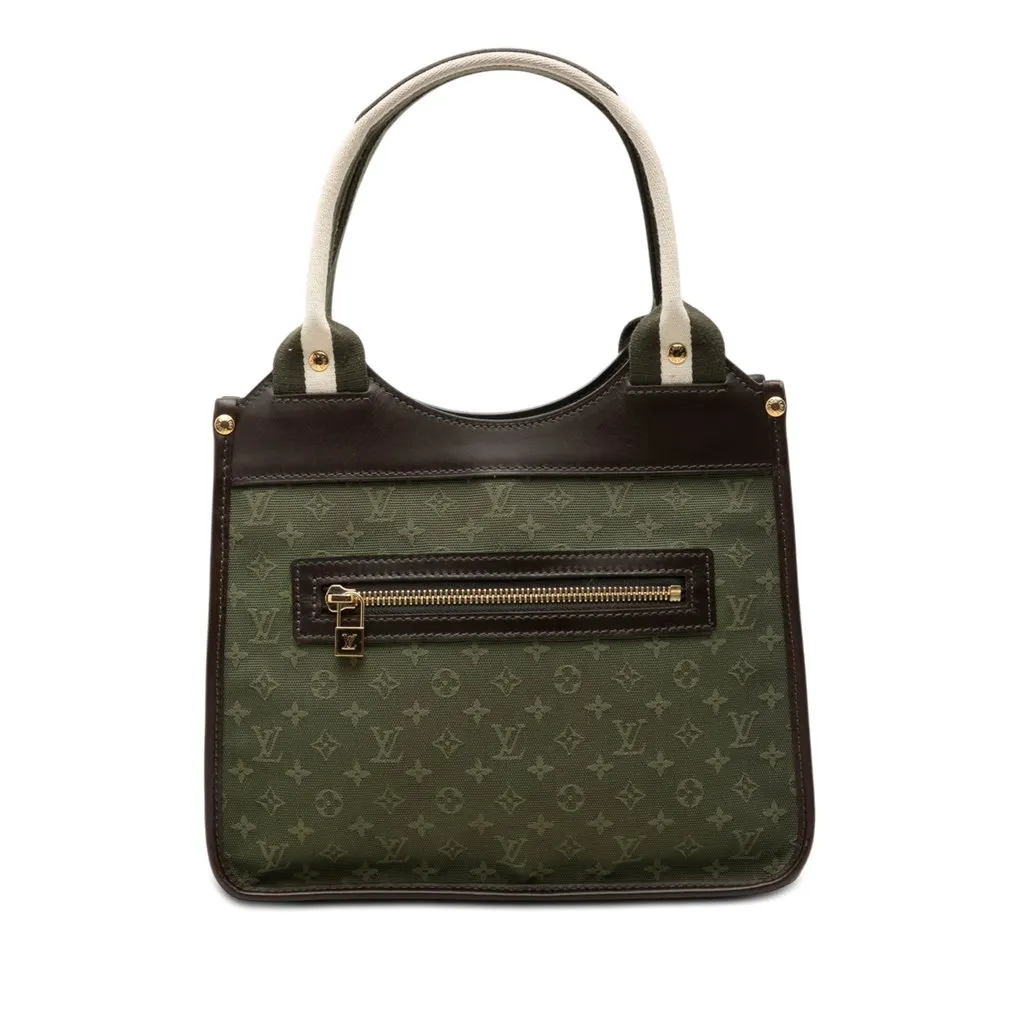 Louis Vuitton Monogram Mini Lin Kathleen Green Very good - Front View