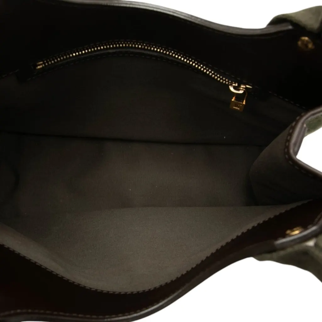 Louis Vuitton Monogram Mini Lin Kathleen Green Very good - Model View