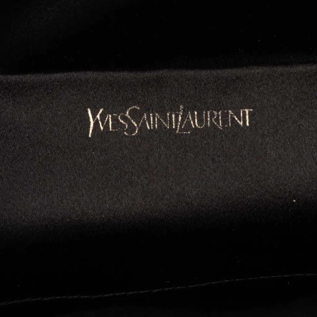Saint Laurent Mini Crinkled Patent Muse Handbag Black Leather Good - Box View