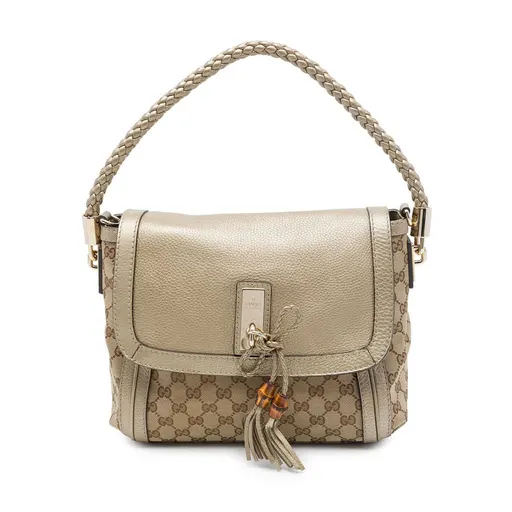 Gucci GG Canvas Bella Flap Satchel