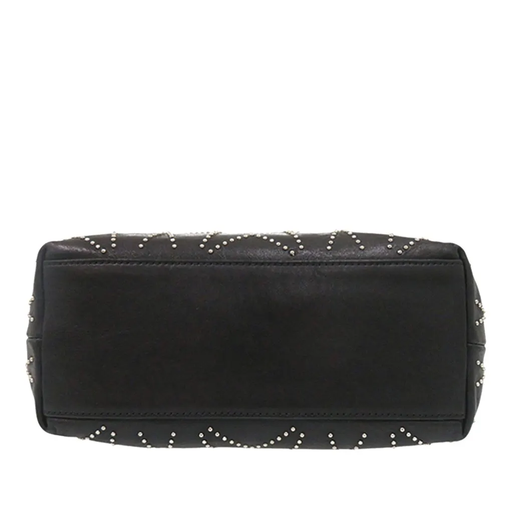 Jimmy Choo Leather Star Studded Sofia Tote Black Leather Very good - Model View