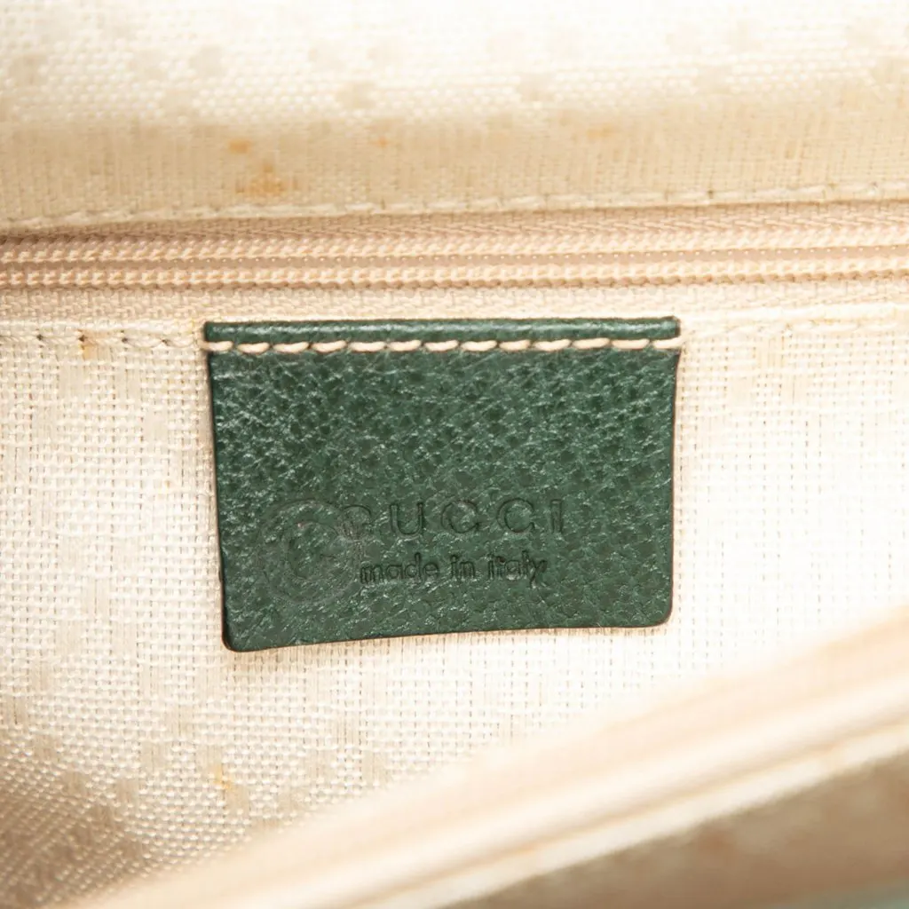 Gucci Medium Leather Bamboo Diana Tote Green Leather Very good - Box View