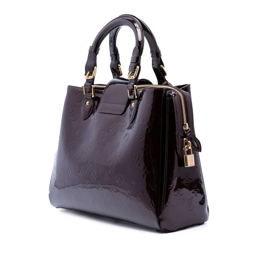 Louis Vuitton Monogram Vernis Melrose Avenue Purple Leather Very good - Back View