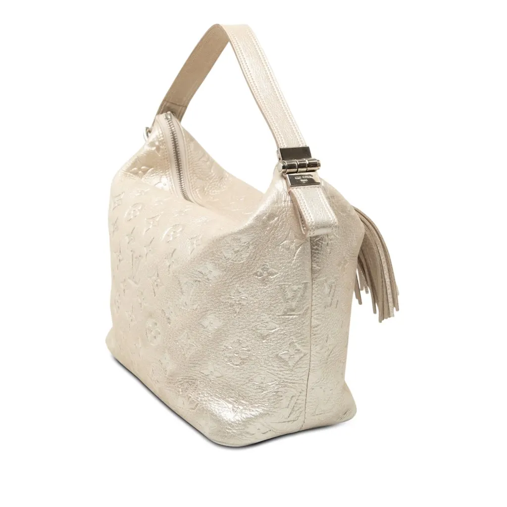 Louis Vuitton Monogram Shimmer Halo Gold Leather Very good - Back View