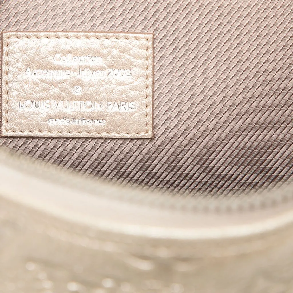 Louis Vuitton Monogram Shimmer Halo Gold Leather Very good - Box View