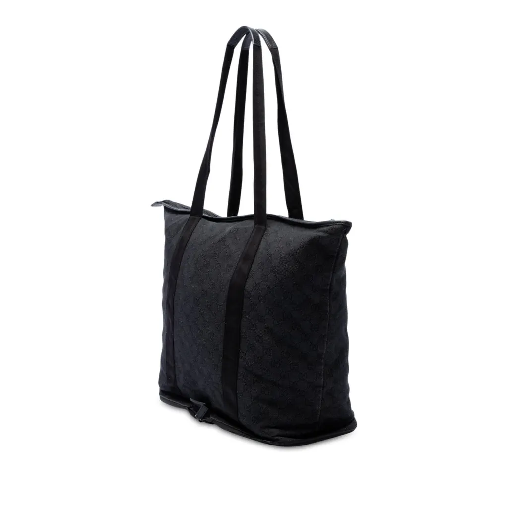 Gucci GG Denim Tote Black Very good - Back View