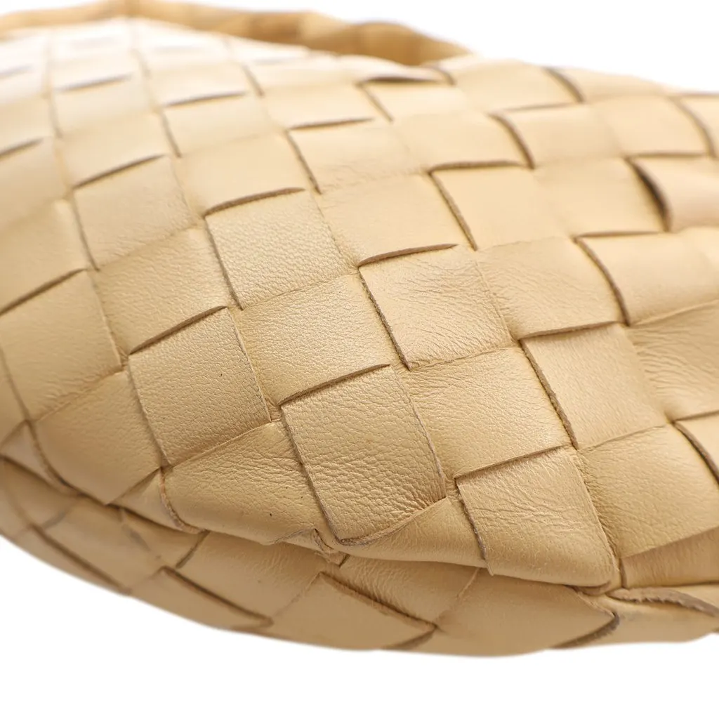 Bottega Veneta Mini Nappa Intrecciato Jodie Beige Leather Very good - Box View
