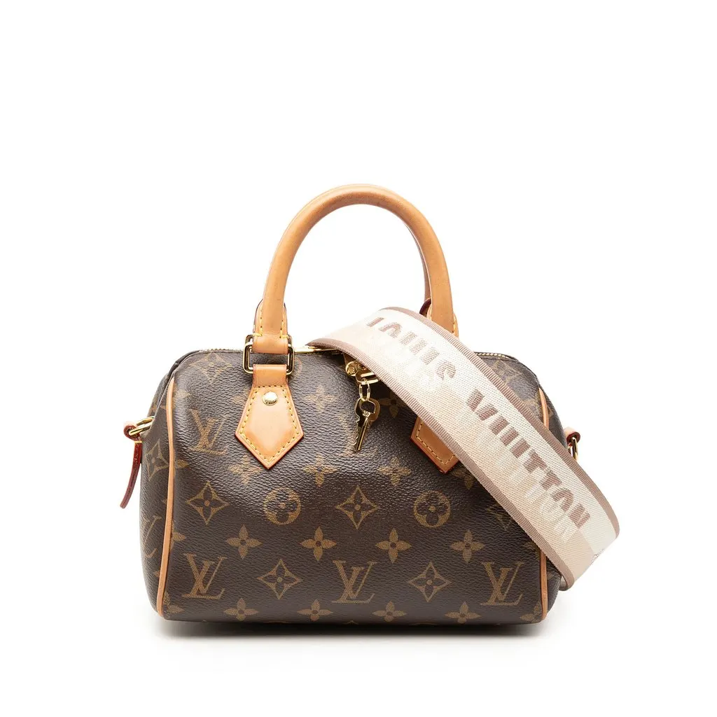 Louis Vuitton Monogram Speedy Bandouliere 20 Brown Very good - Front View