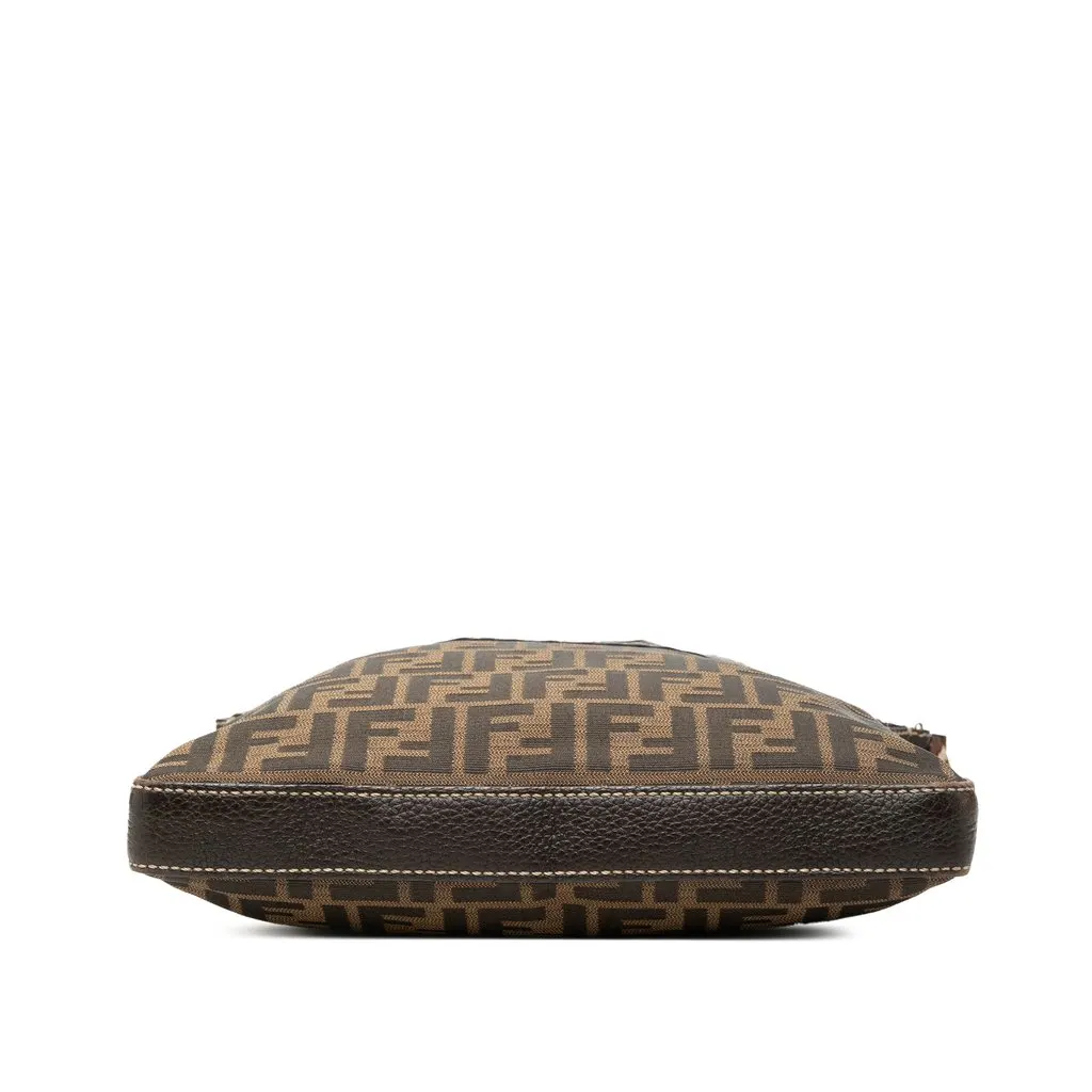 Fendi Zucca Canvas Selleria Crossbody Brown Very good - Inside View