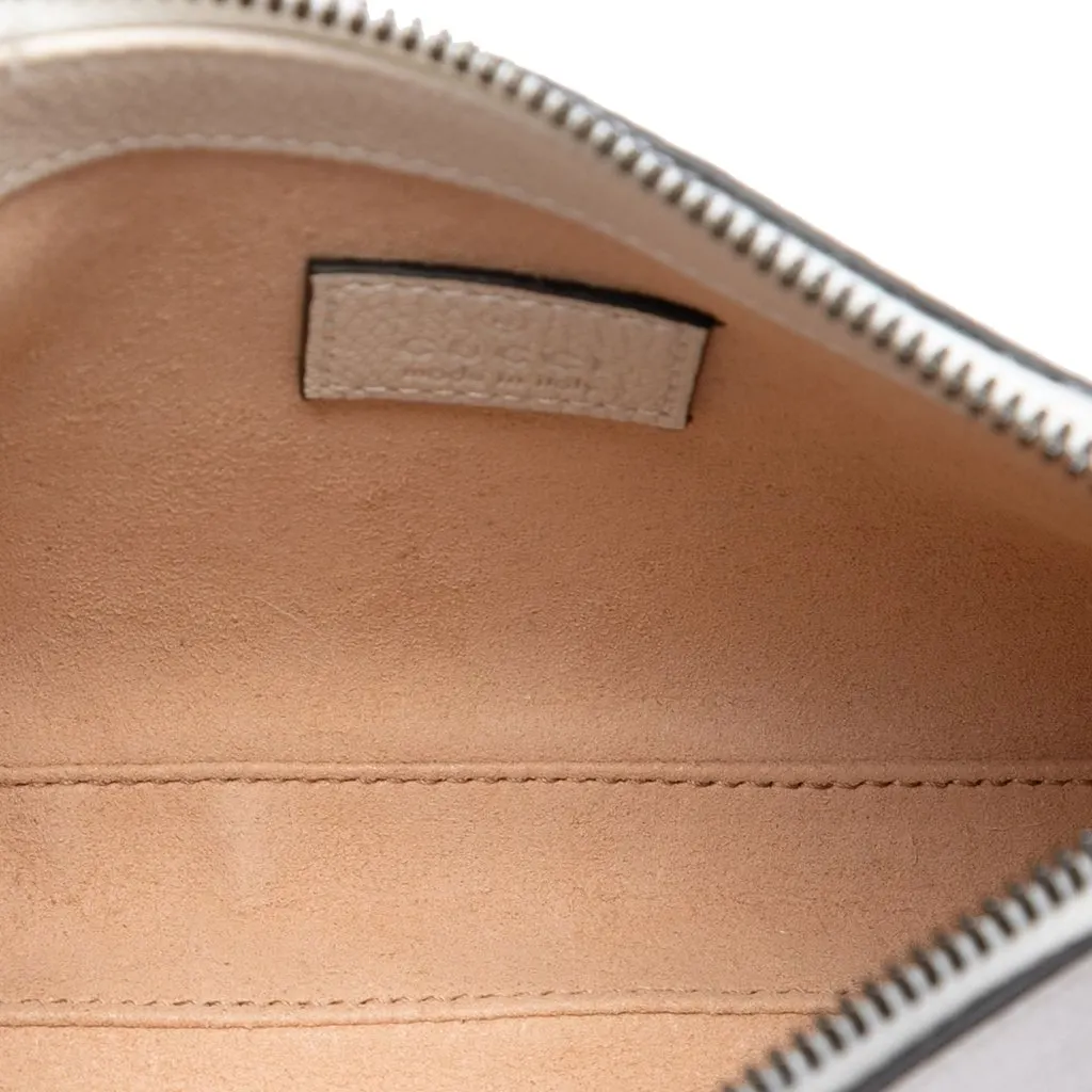 Gucci Mini Goatskin Aphrodite Shoulder Bag White Leather Very good - Model View