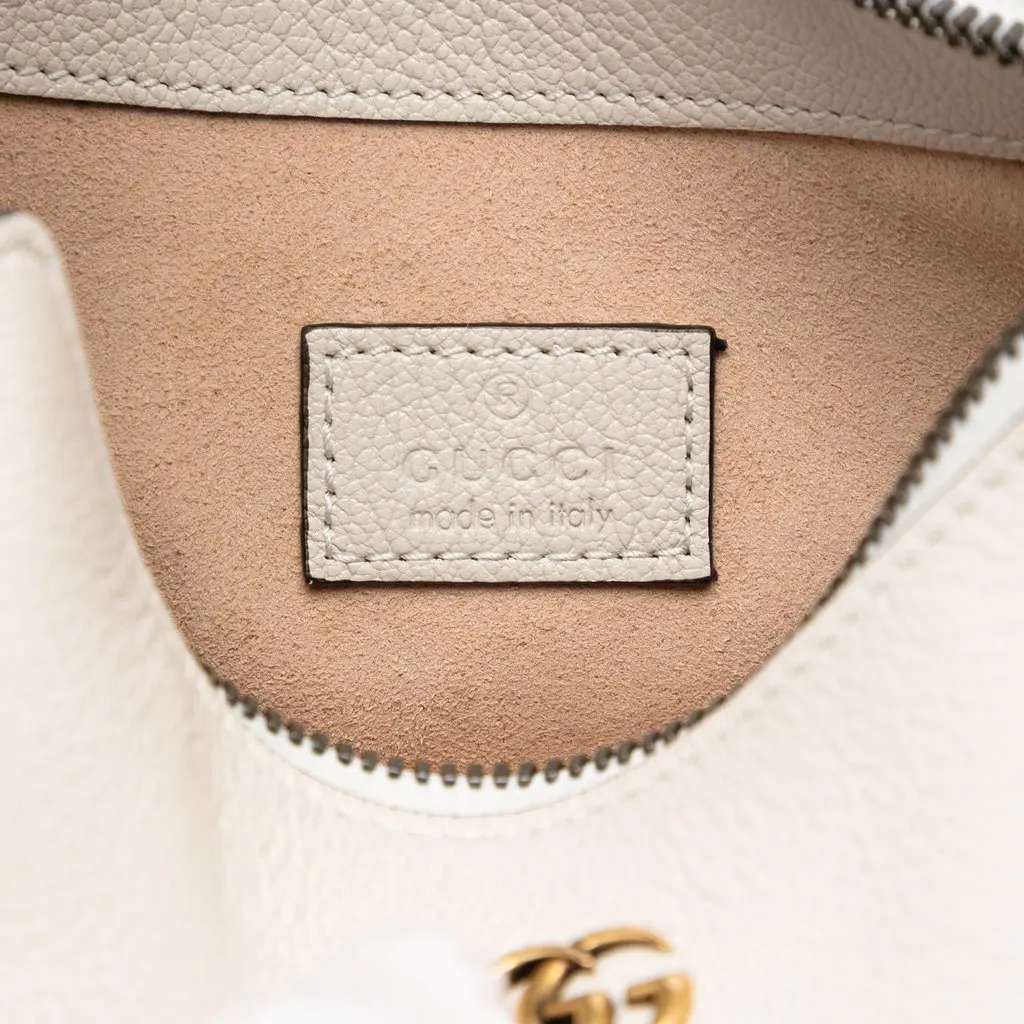 Gucci Mini Goatskin Aphrodite Shoulder Bag White Leather Very good - Box View