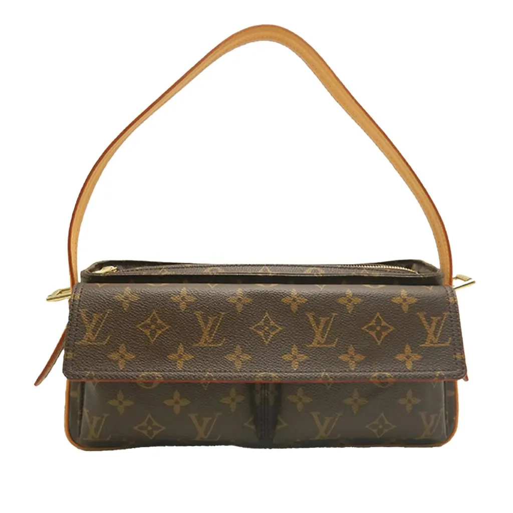 Louis Vuitton Monogram Viva Cite MM Brown Very good - Front View