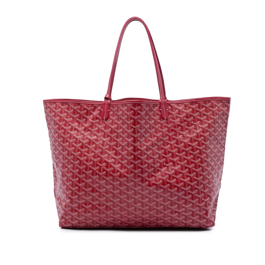 Goyard Goyardine Saint Louis GM Red Canvas Good - Front View