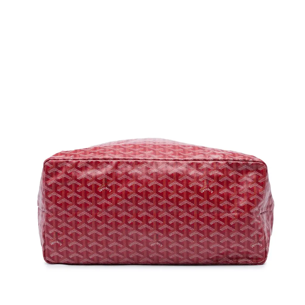 Goyard Goyardine Saint Louis GM Red Canvas Good - Inside View