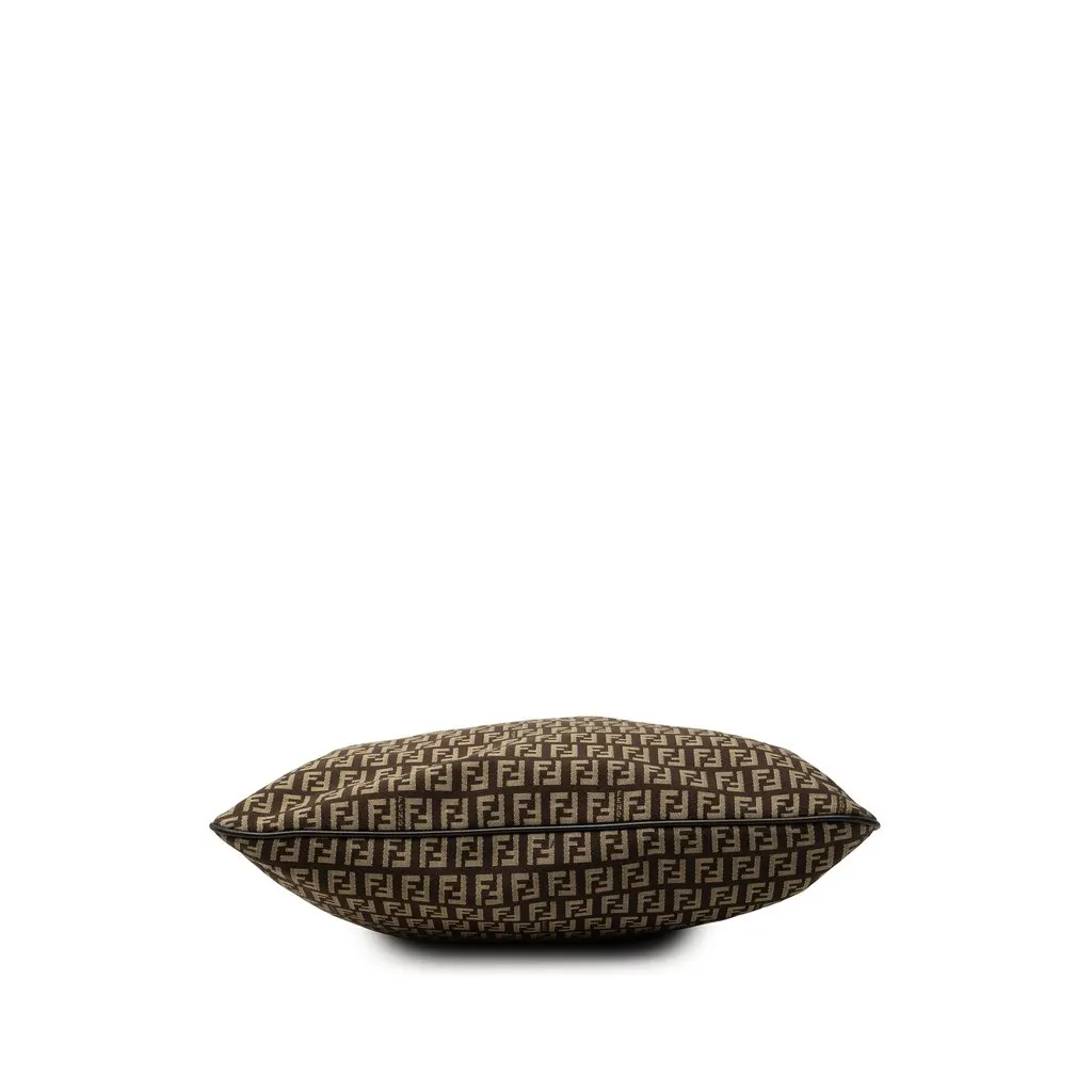 Fendi Zucchino Canvas Crossbody Brown Canvas Very good - Inside View