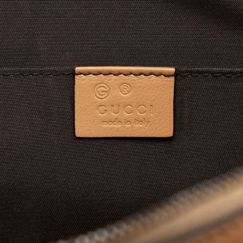 Gucci Mini Guccissima Dome Satchel Brown Leather Very good - Box View