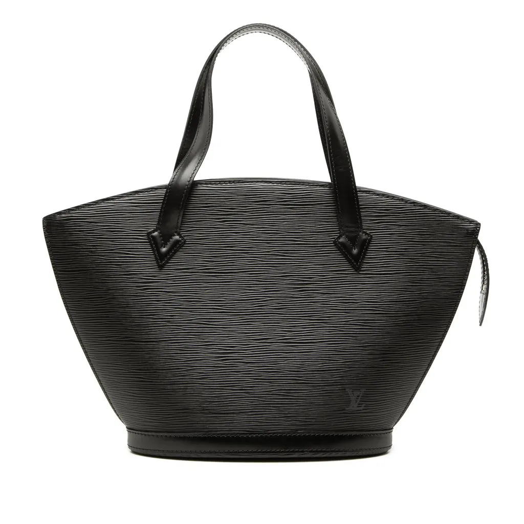 Louis Vuitton Epi Saint Jacques PM Short Strap Black Leather Very good - Front View