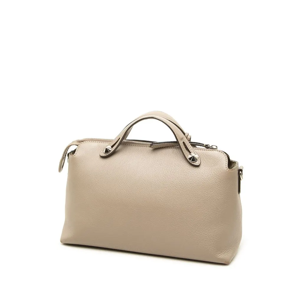 Fendi Small Leather By The Way Satchel Brown Leather Good - Back View