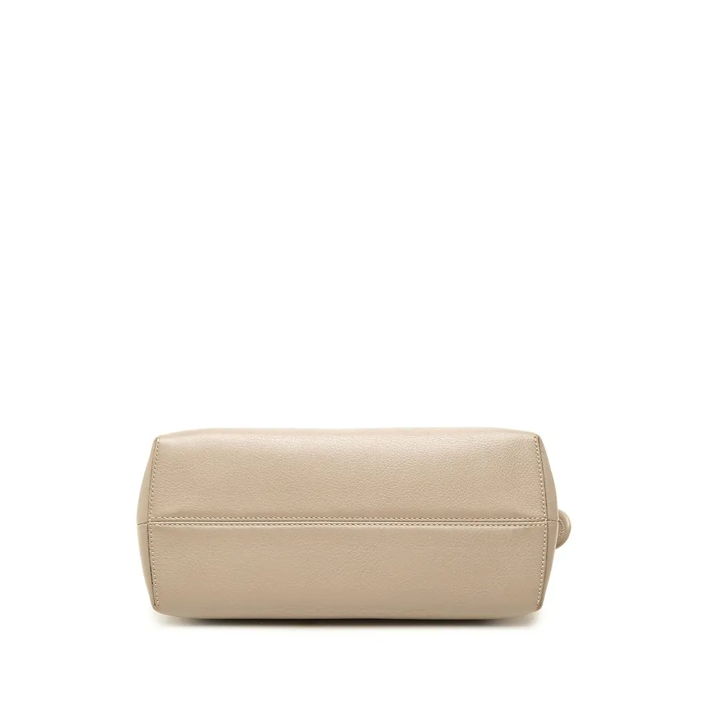 Fendi Small Leather By The Way Satchel Brown Leather Good - Inside View