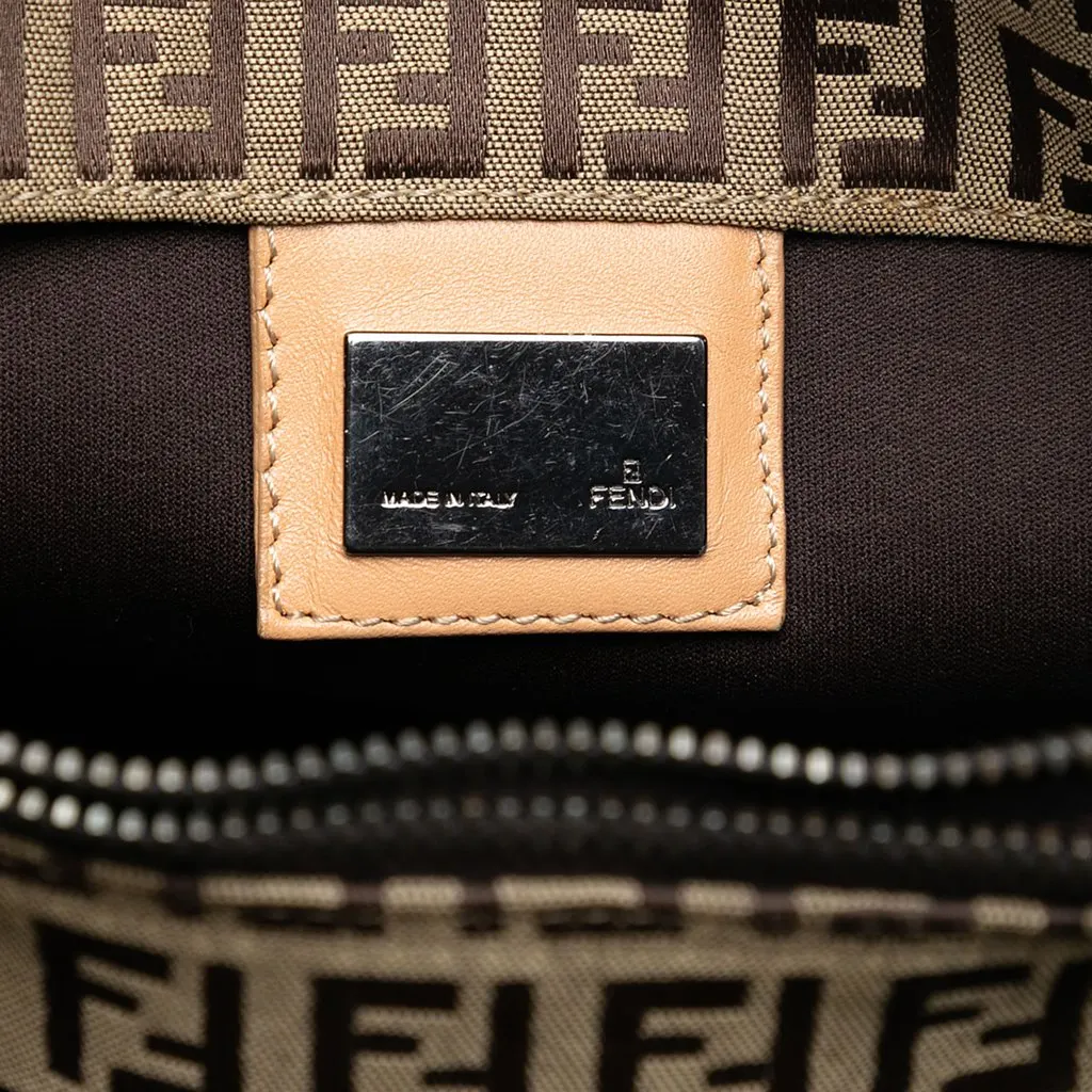 Fendi Zucchino Canvas Tote Beige Very good - Box View
