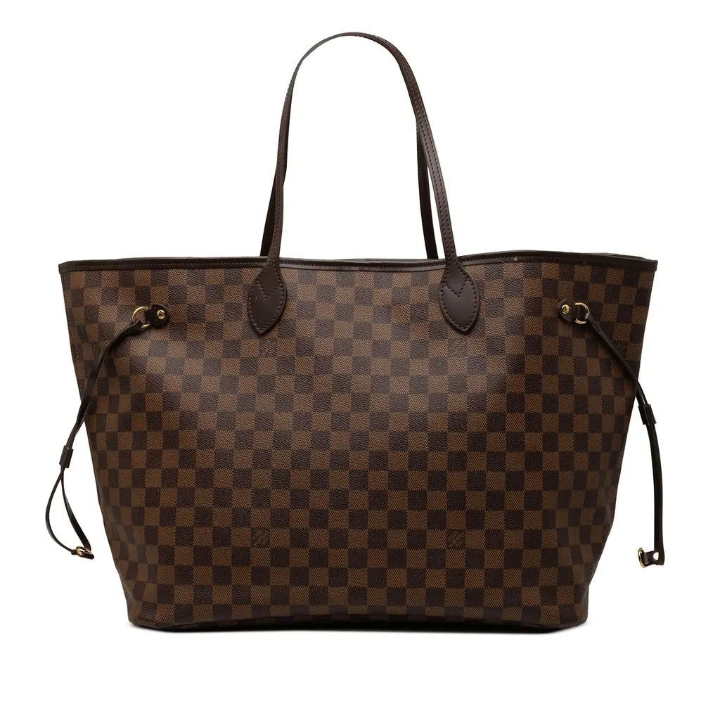 Louis Vuitton Damier Ebene Neverfull GM Brown Very good - Front View