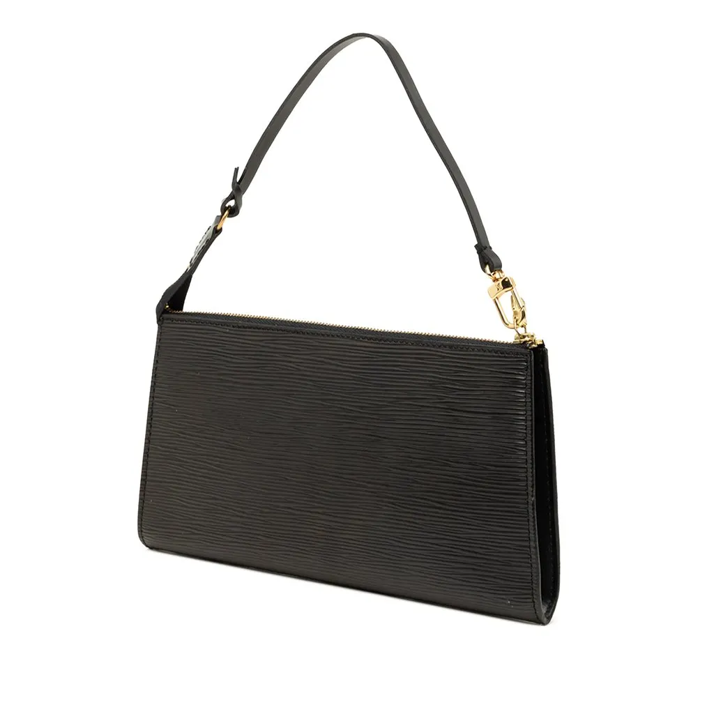 Louis Vuitton Epi Pochette Accessoires Black Leather Very good - Back View