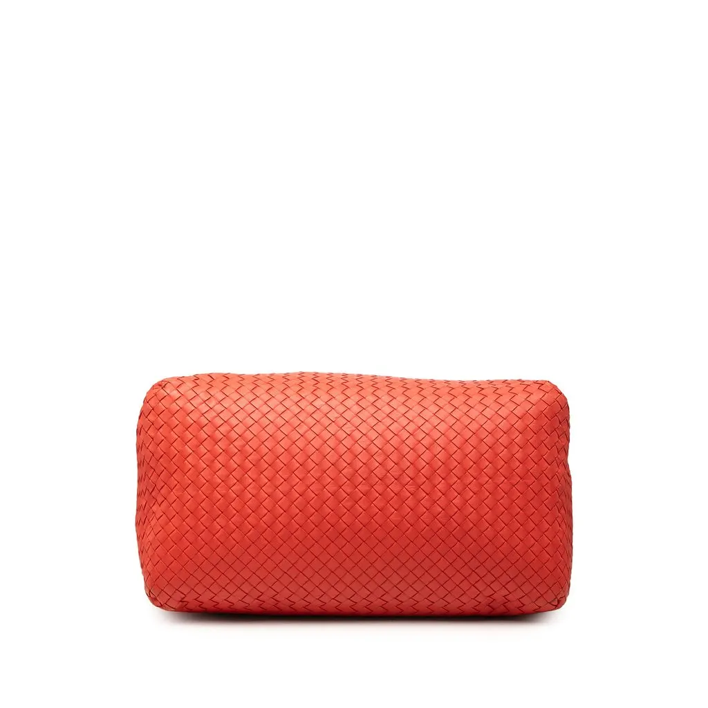 Bottega Veneta Large Nappa Intrecciato Cesta Tote Orange Leather Very good - Inside View
