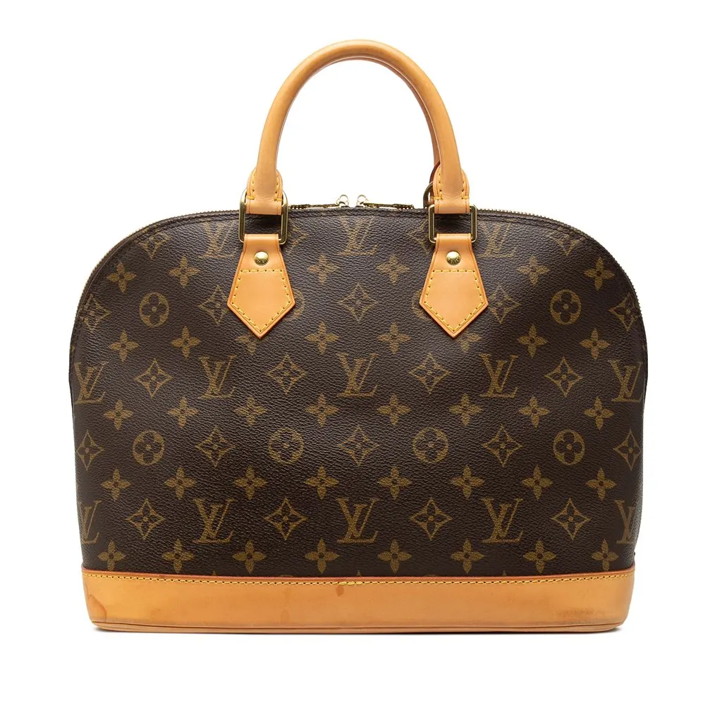 Louis Vuitton Monogram Alma PM Brown Very good - Front View