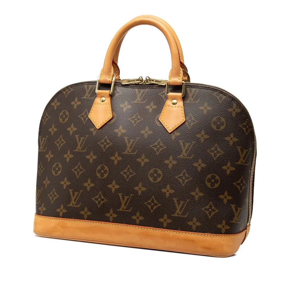 Louis Vuitton Monogram Alma PM Brown Very good - Back View