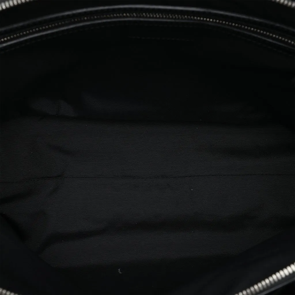 Dior Large Patent Cannage Soft Zipped Lady Dior Shopping Tote Black Leather Very good - Model View