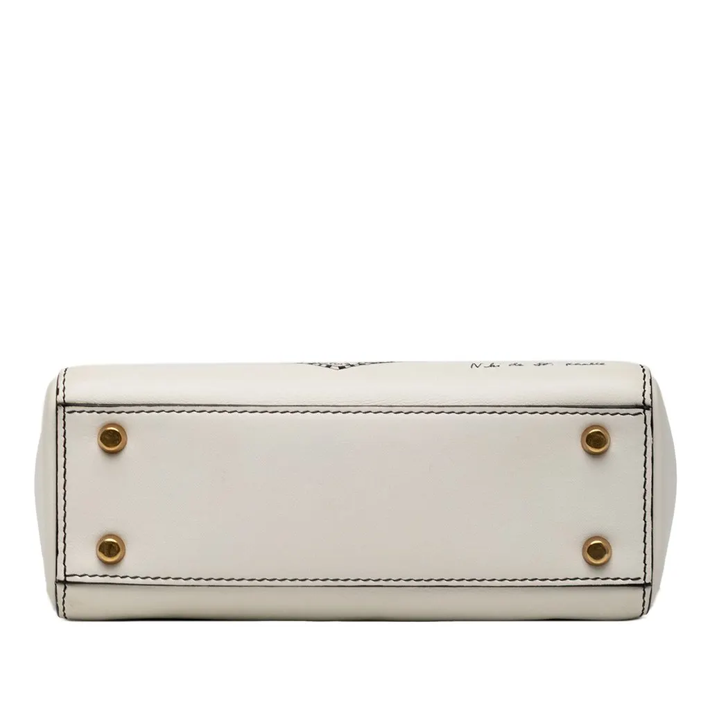 Dior DiorAmour Niki De Saint Phalle Mini Calfskin Lady Dior White Leather Very good - Inside View