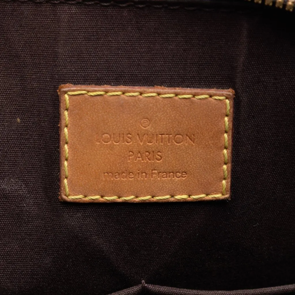 Louis Vuitton Monogram Vernis Alma PM Purple Leather Very good - Box View