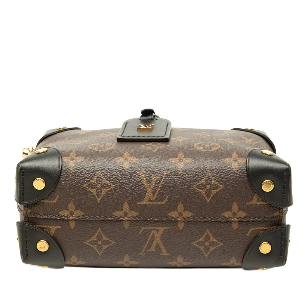 Louis Vuitton Monogram Petite Malle Souple Brown Canvas Good - Inside View