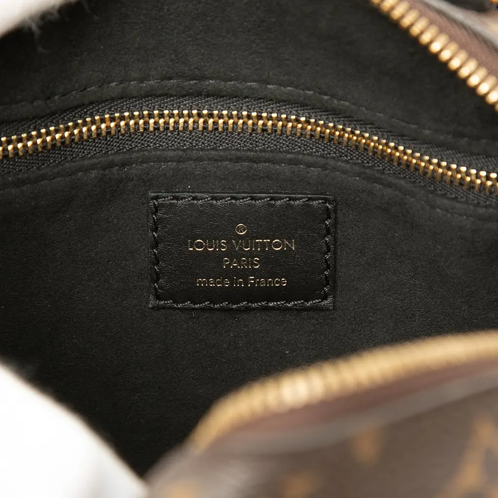 Louis Vuitton Monogram Petite Malle Souple Brown Canvas Good - Box View