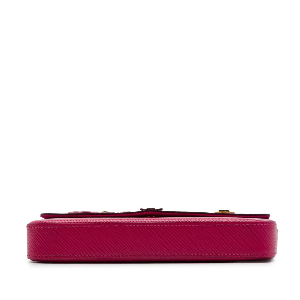 Louis Vuitton Epi Pochette Felicie Patchwork Pink Leather Very good - Inside View