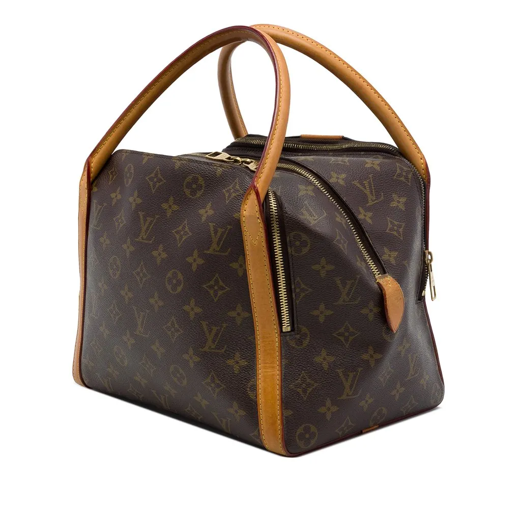 Louis Vuitton Monogram Marais MM Brown Canvas Good - Back View