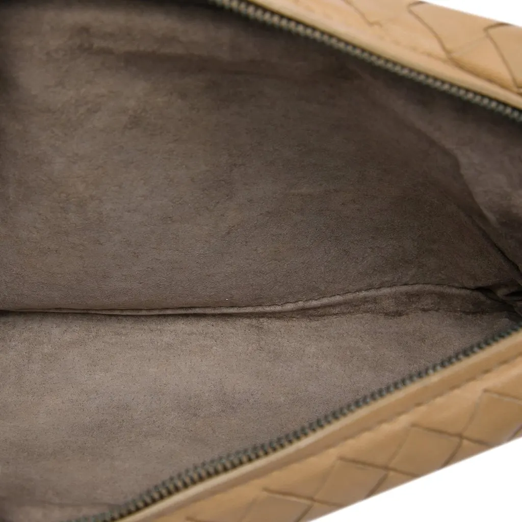 Bottega Veneta Mini Nappa Intrecciato Expandable Chain Flap Crossbody Brown Leather Very good - Model View