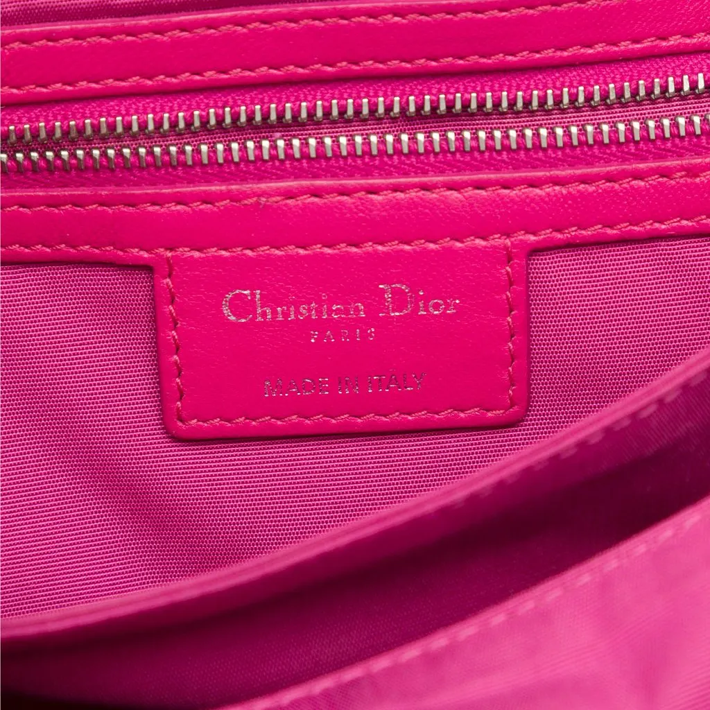 Dior Lambskin Cannage New Lock Flap Pink Leather Very good - Box View