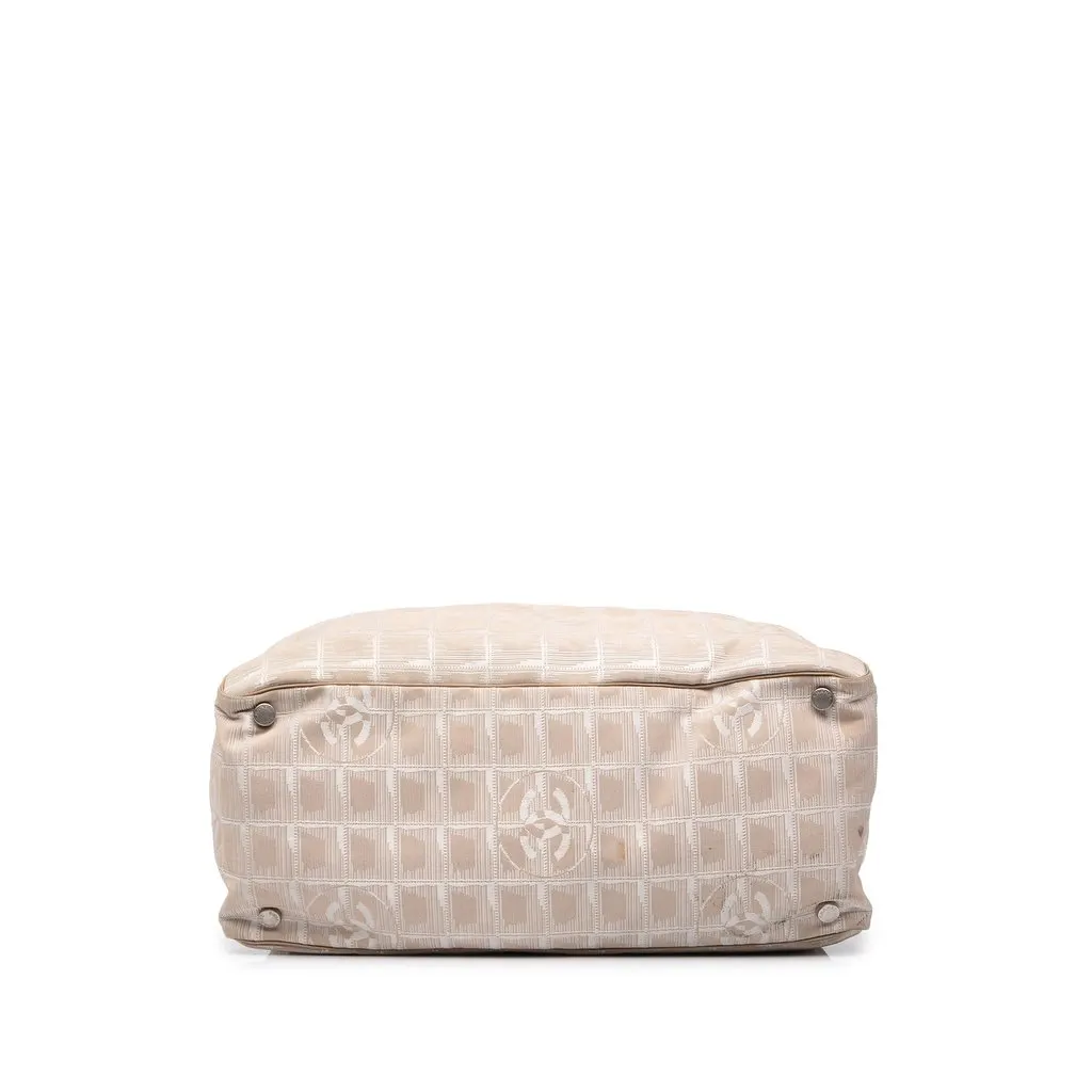 Chanel New Travel Line Nylon Tote Beige Polyamide Very good - Inside View