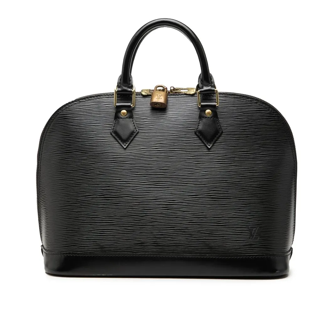 Louis Vuitton Epi Alma PM Black Leather Very good - Front View