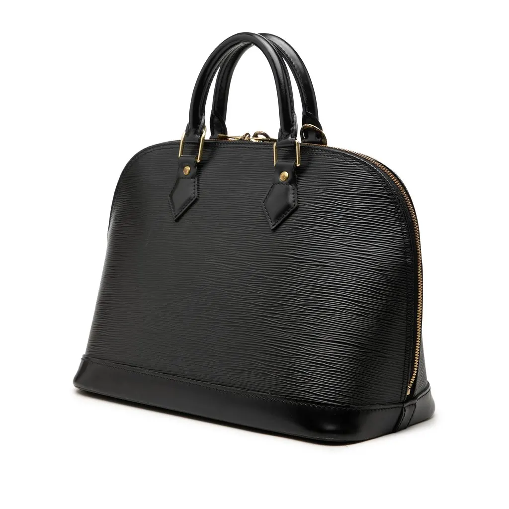 Louis Vuitton Epi Alma PM Black Leather Very good - Back View