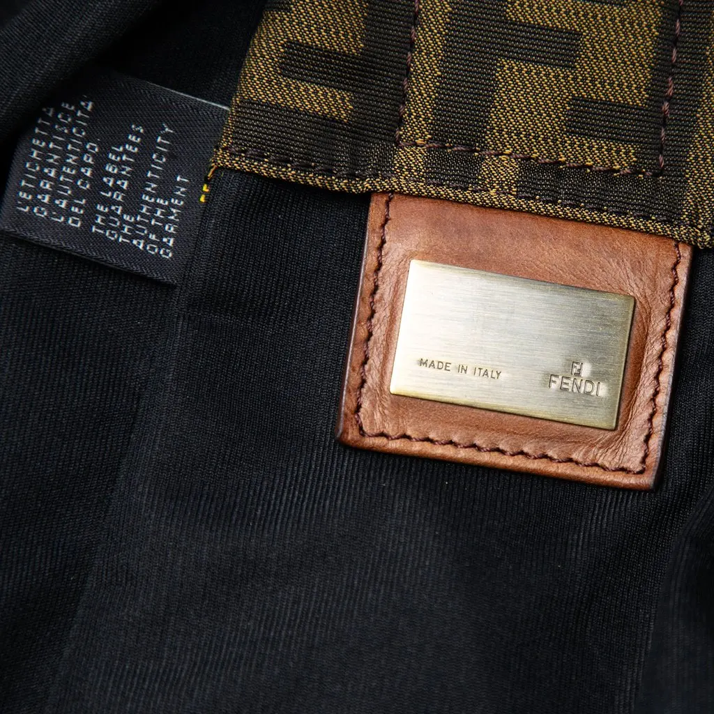 Fendi Zucca Canvas Crossbody Brown Very good - Box View