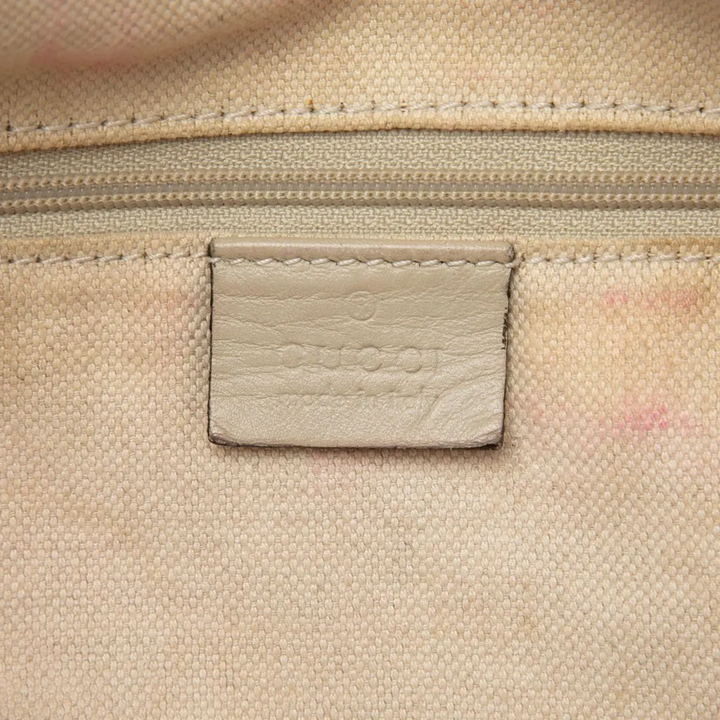 Gucci GG Canvas Sukey Satchel Beige Canvas Very good - Box View