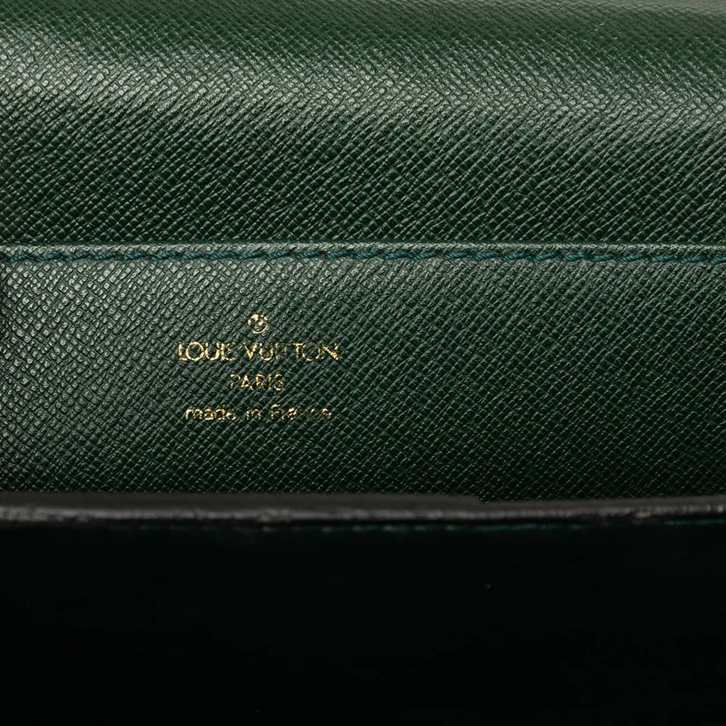 Louis Vuitton Taiga Moskova Briefcase Green Leather Good - Box View