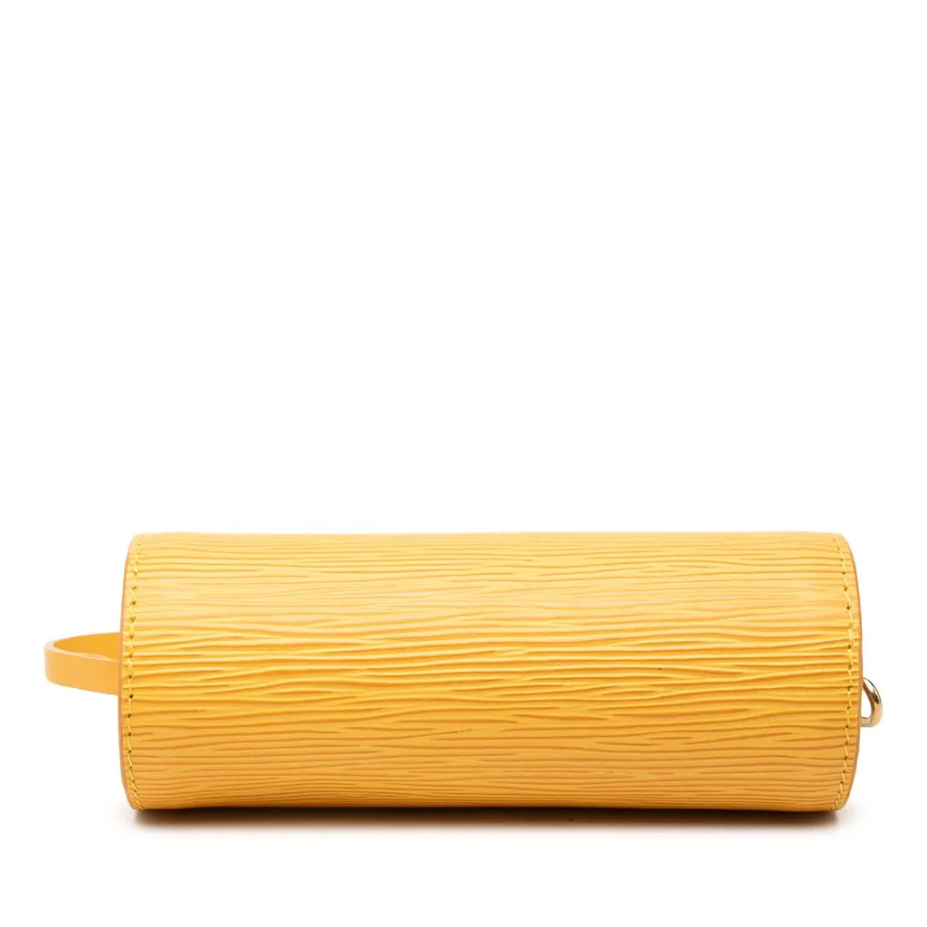 Louis Vuitton Epi Papillon Pochette Yellow Leather Good - Inside View