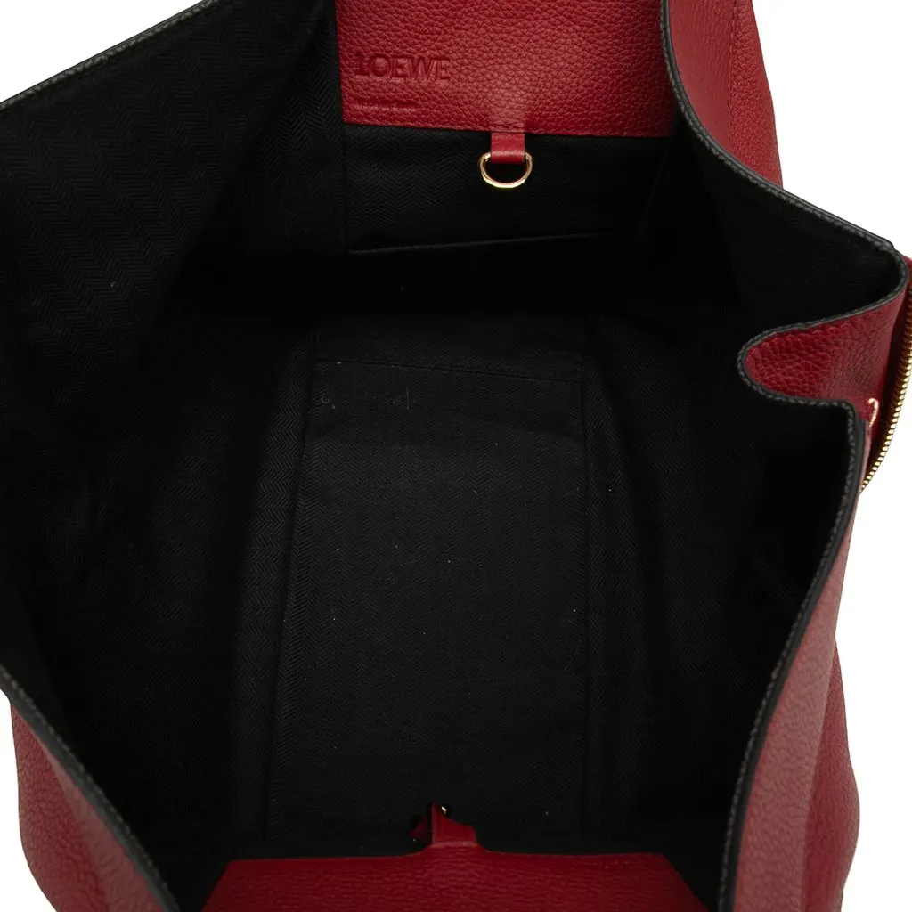 Loewe Small Calfskin Hammock Satchel Red Leather Very good - Model View