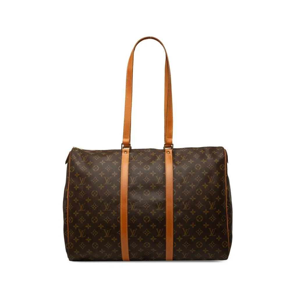 Louis Vuitton Monogram Sac Flanerie 50 Brown Canvas Good - Front View