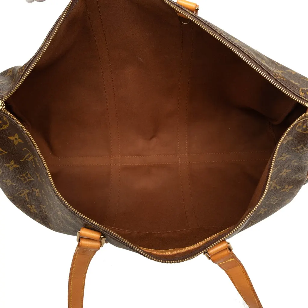 Louis Vuitton Monogram Sac Flanerie 50 Brown Canvas Good - Model View