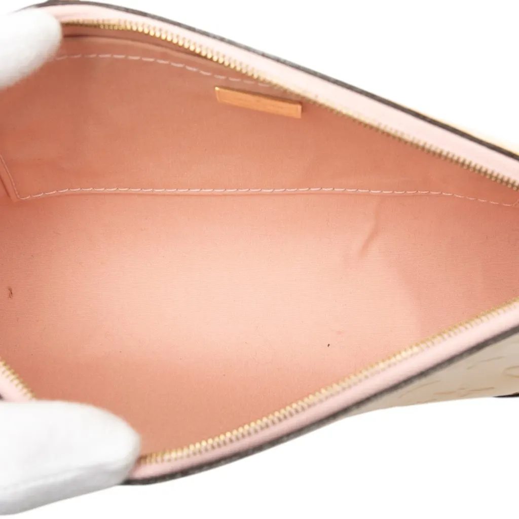 Louis Vuitton Monogram Vernis Santa Monica Yellow Leather Very good - Model View